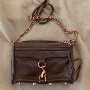 Rebecca Minkoff Mini Mac - brown & rose gold